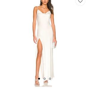 River Dress in White Sz L